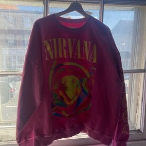 Urban Outfitters Oversized Nirvana Crewneck